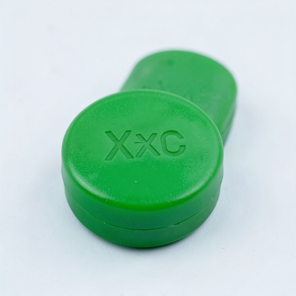 Green Xanax bar tablets with a distinctive bar shape and green coating