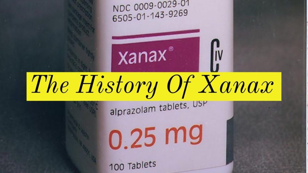 history of xanax